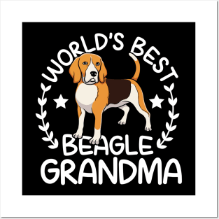 World's Best Beagle Grandma Posters and Art